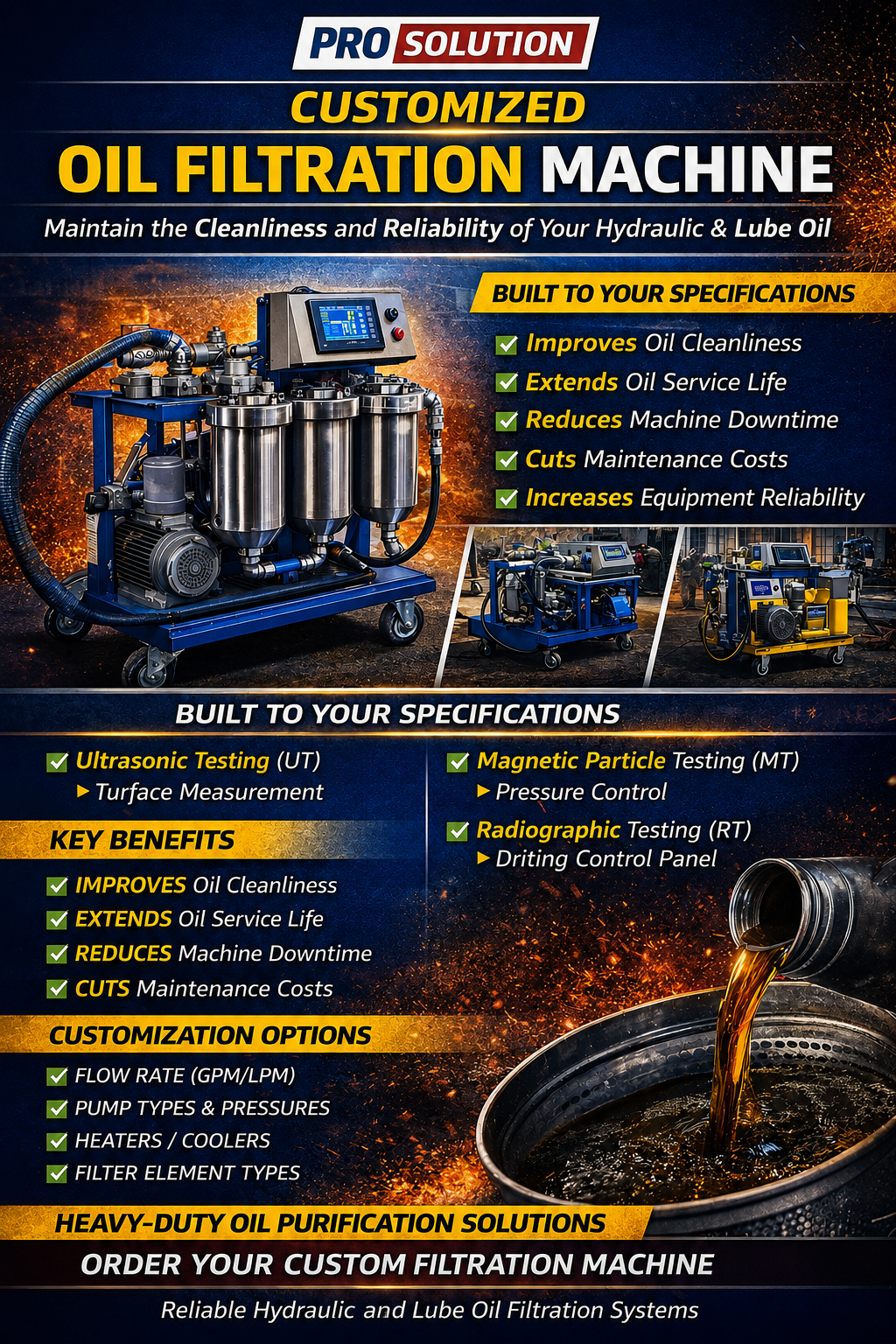 Customized Oil Filtration